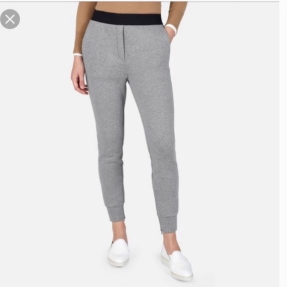 Everlane Pants - Everlane Street Fleece Gray Jogger Pants Sz M